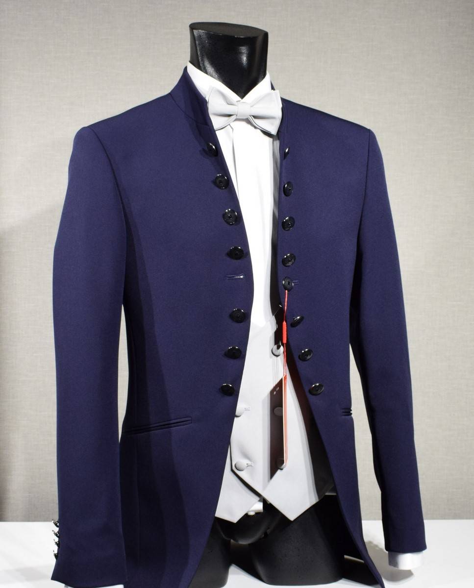 Musani Milano Cerimonia Abito musani bluette modello coreana slim fit Hotsell