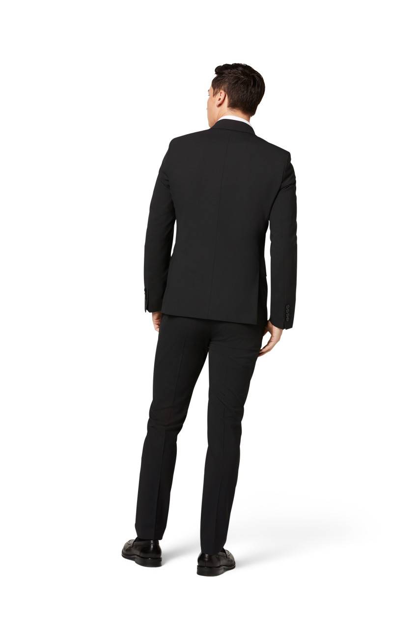 Digel Abito nero digel slim fit doppiopetto misto lana bi-stretch Promozione Limitata