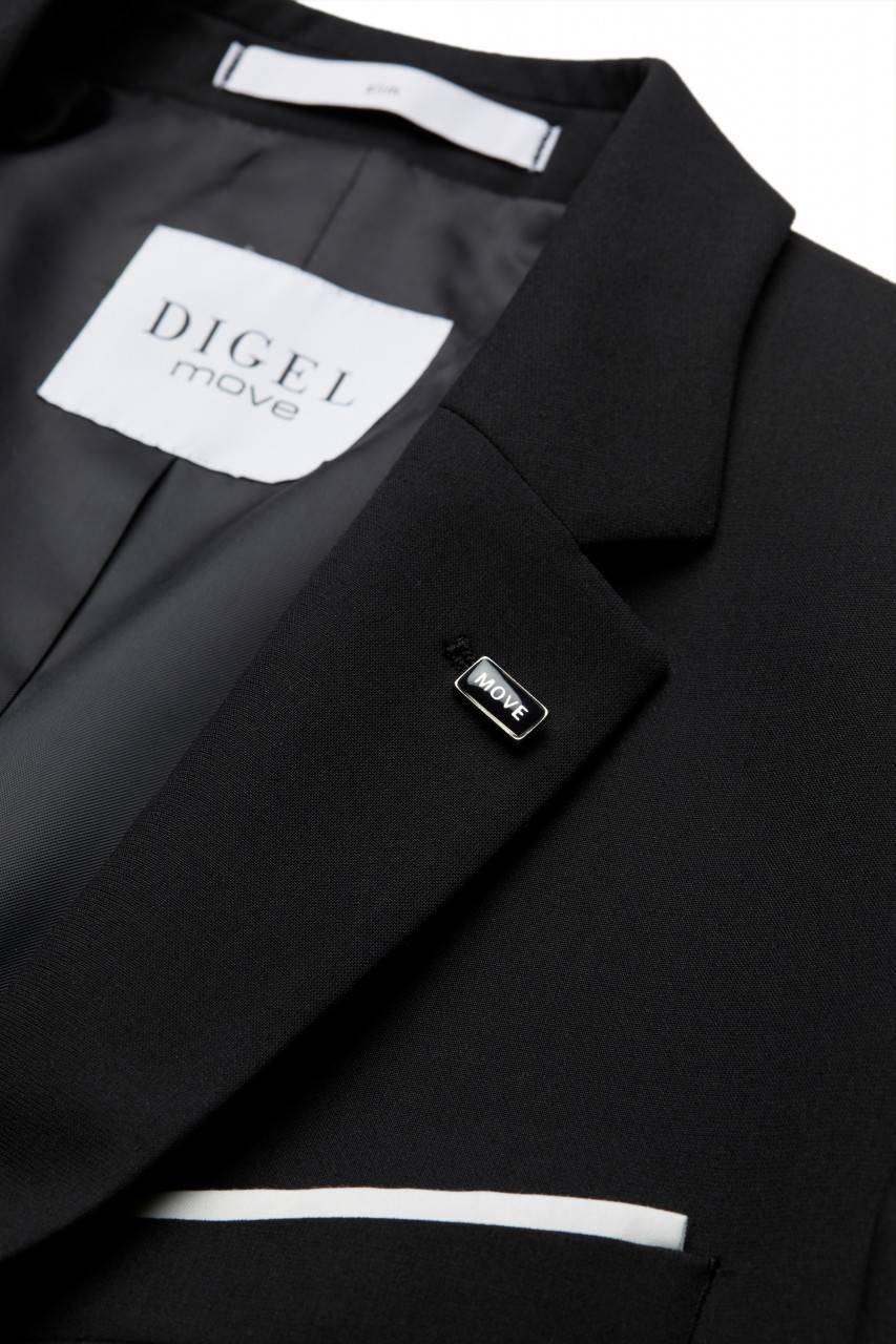 Digel Abito digel extra slim fit nero Prezzo Ridotto