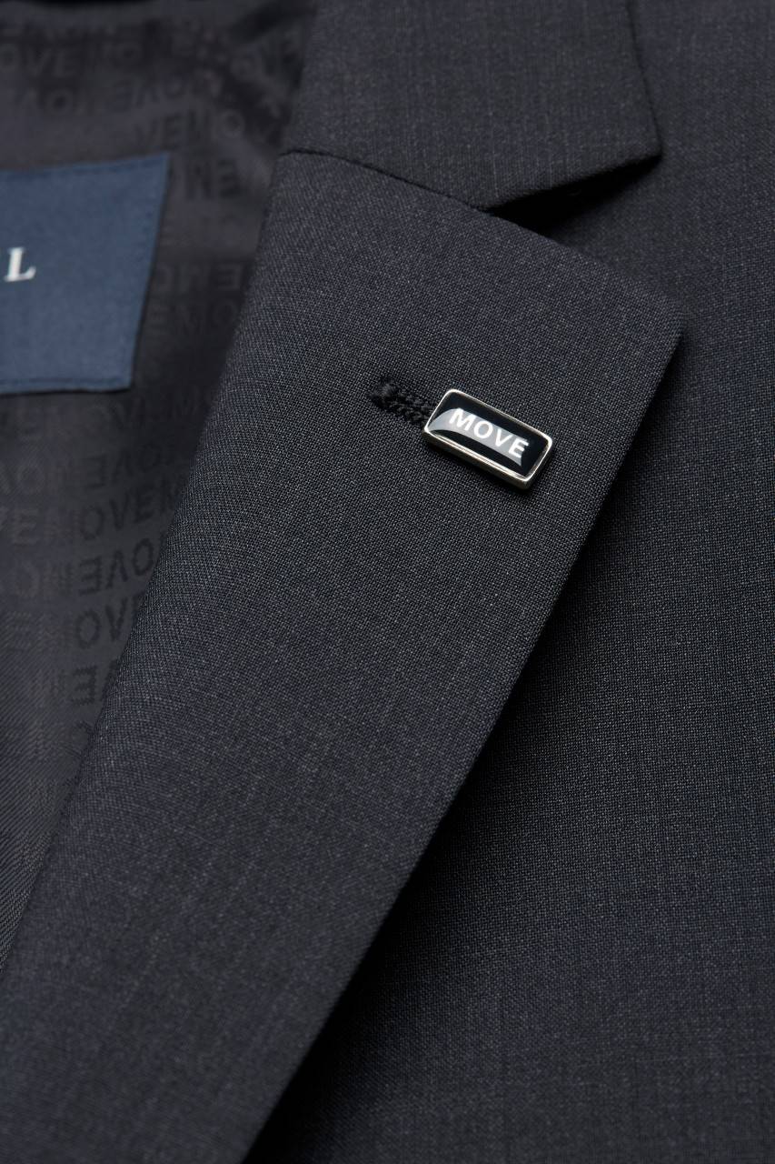 Digel Abito digel slim fit grigio antracite lana marzotto super 100's Moda