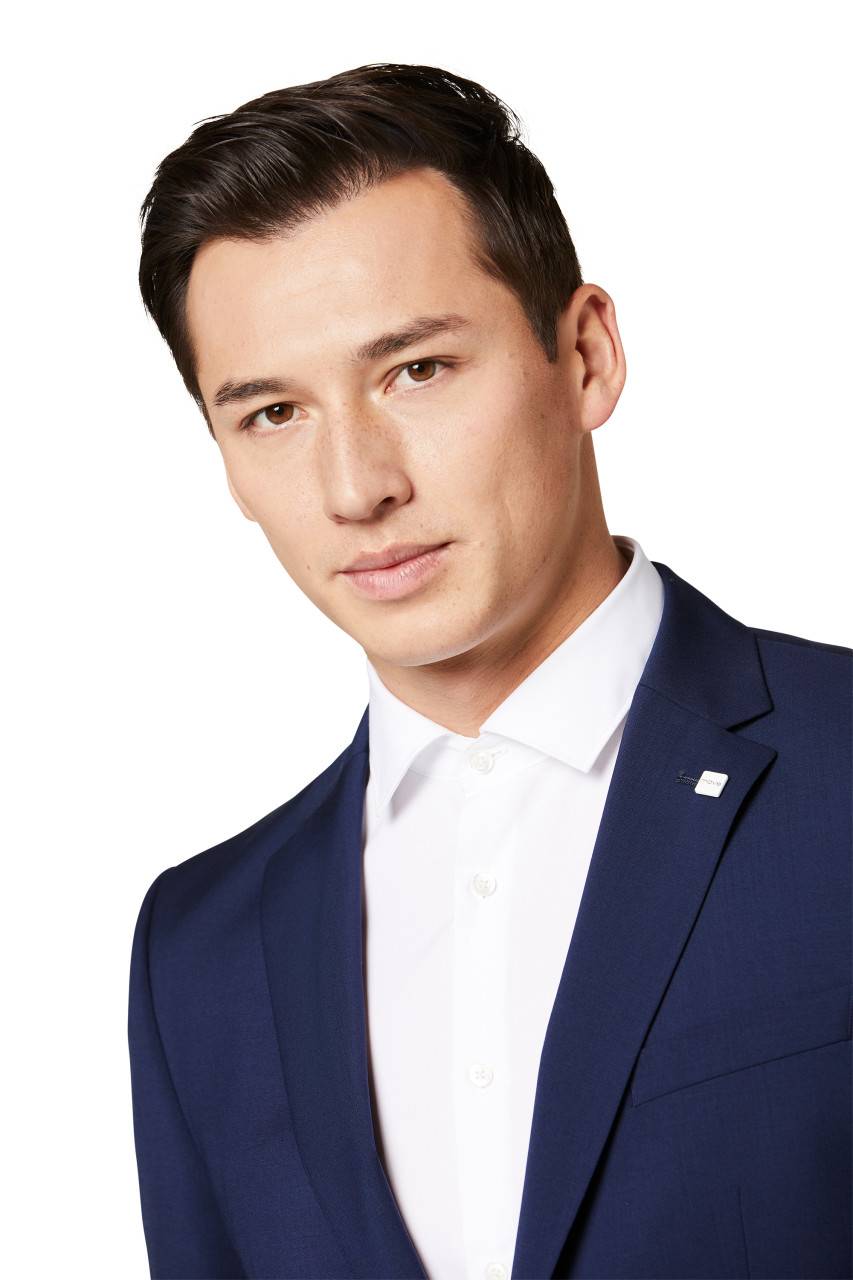 Digel Abito digel slim fit blu napoli lana marzotto super 100's 2025