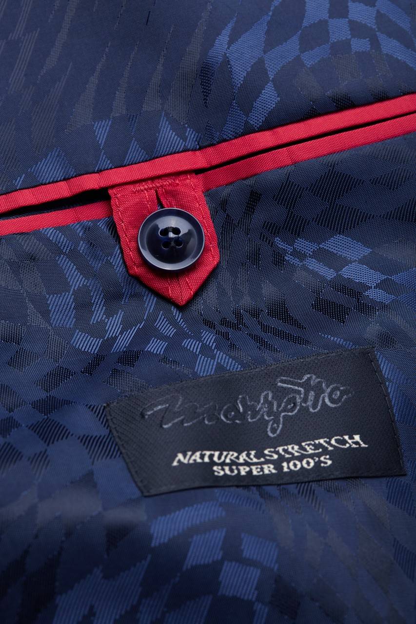 Digel Abito digel slim fit blu marine lana marzotto super 100's Italy