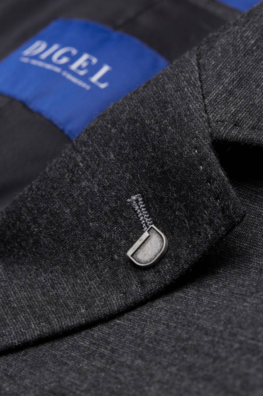 Digel Giacca blazer digel grigia sfoderata in jersey modern fit Vendita