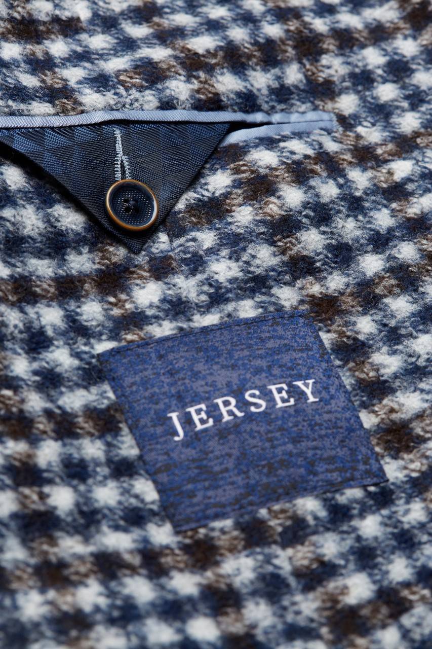 Digel Giacca blazer a quadretti modern fit digel sfoderata in jersey Promozione