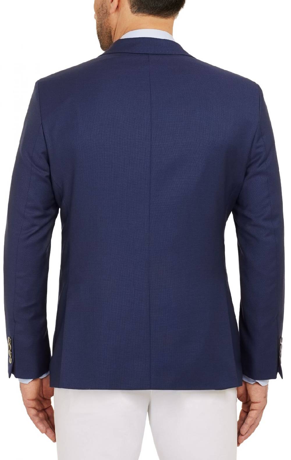 Digel Giacca blu marine digel in pura lana vergine marzotto con tasche a toppa Affare Del Giorno