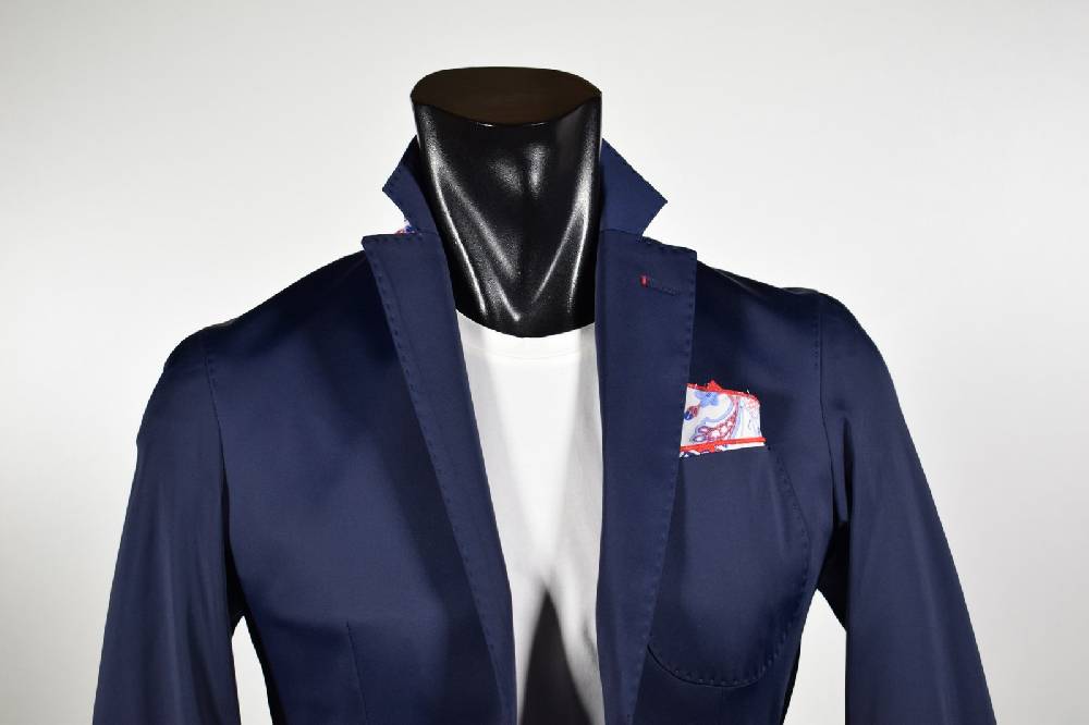 Falko Rosso Giacca slim fit in cotone elasticizzato falko rosso made in italy Offerta