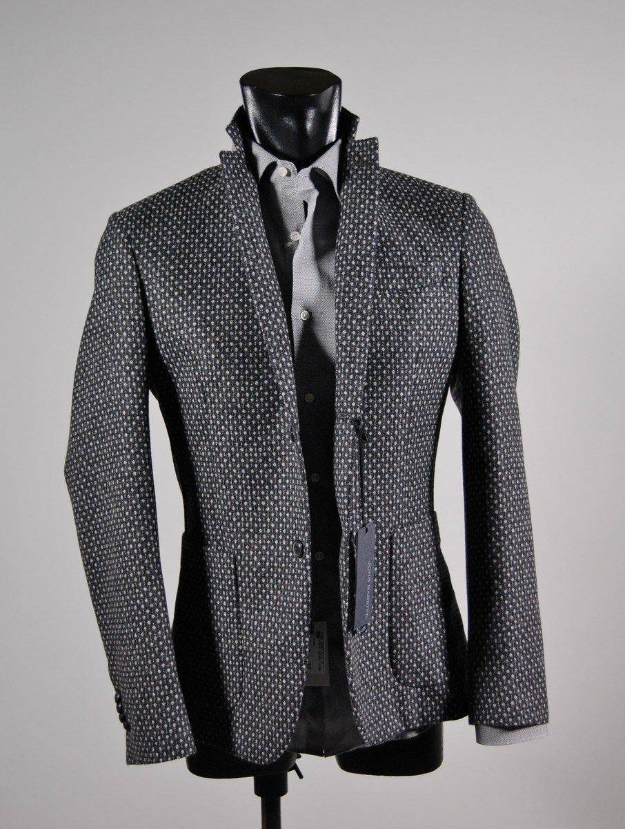 John Barritt Giacca slim fit john barritt grigia lana cashmere Vendita Economica