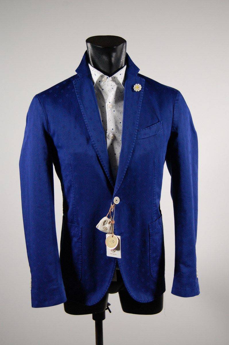 Fradi Giacca slim fit fradi in cotone stampato stretch sfoderata I Più Venduti