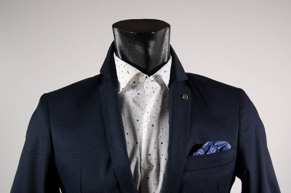 Falko Rosso Giacca in cotone stretch slim fit falko rosso sfoderata micro disegno in tre colori Vendite Flash
