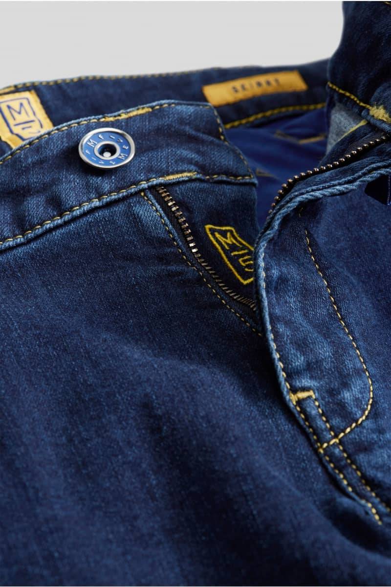 Meyer Jeans blu super slim fit stretch m5 by meyer In Saldo