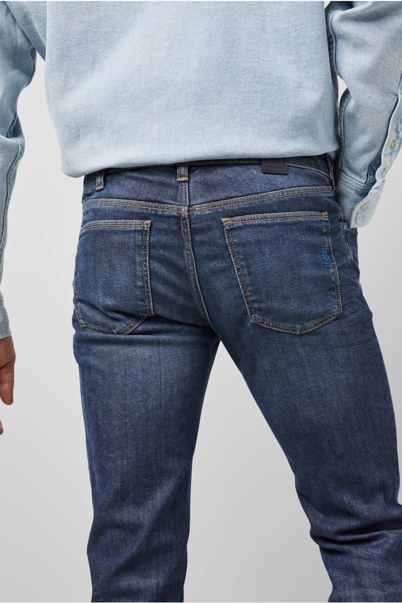 Meyer Jeans slim fit denim blu scuro vintage m5 by meyer 2025