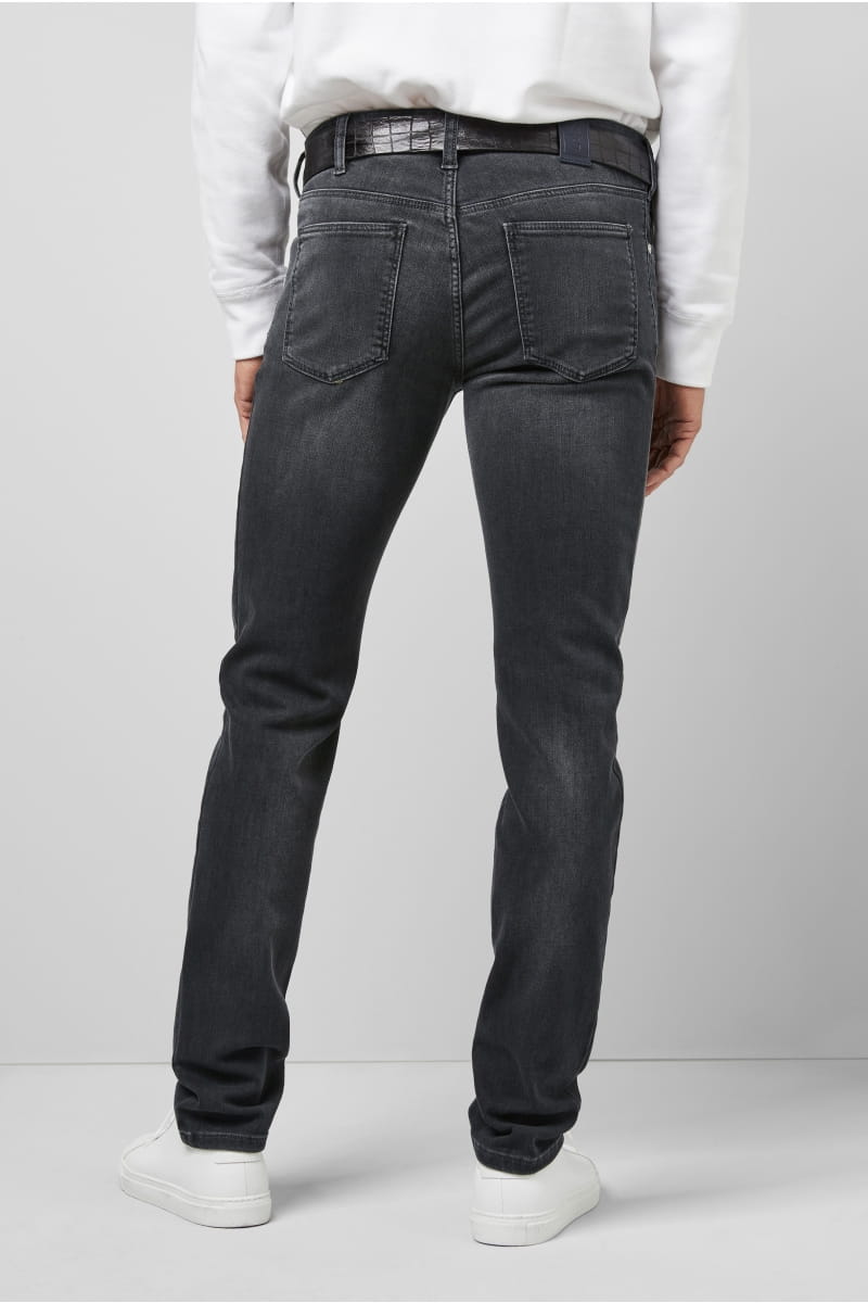Meyer Jeans slim fit nero vintage super stretch m5 by meyer Italy