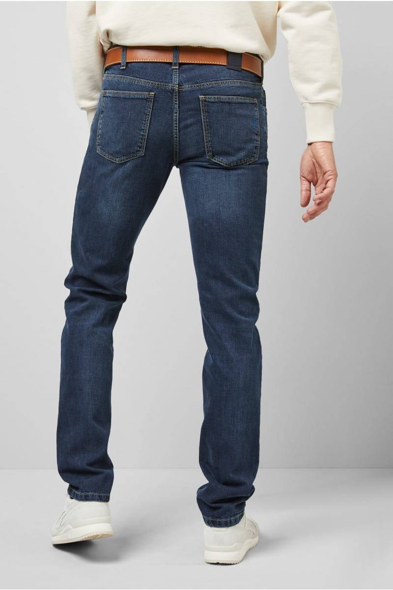 Meyer Jeans slim fit blu stone washed m5 by meyer In Linea