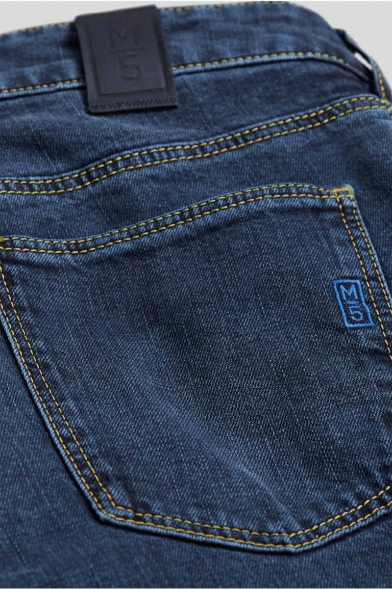 Meyer Jeans slim fit blu stone washed m5 by meyer In Linea