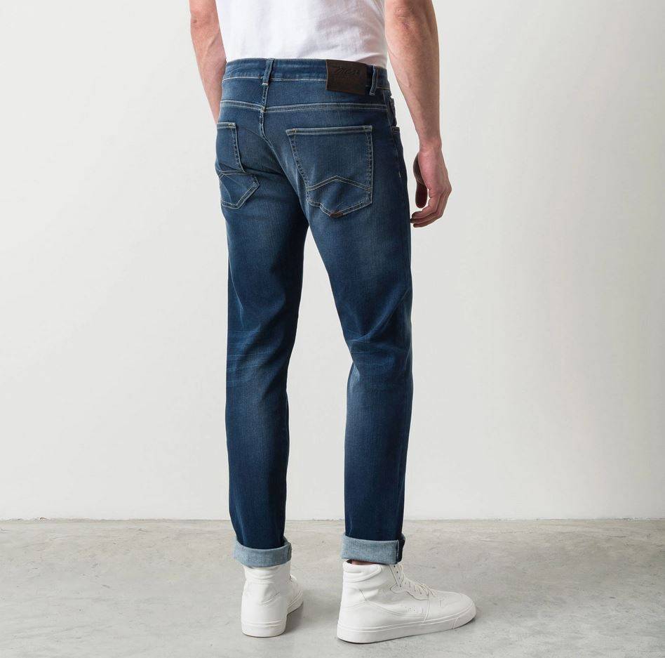 MCS Jeans mcs slim fit super stretch demim lavaggio medio Qualità Garantita