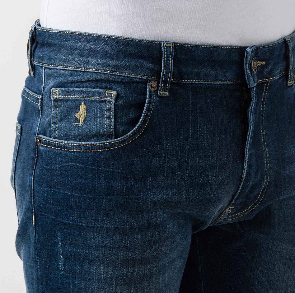 MCS Jeans mcs slim fit super stretch demim lavaggio medio Qualità Garantita