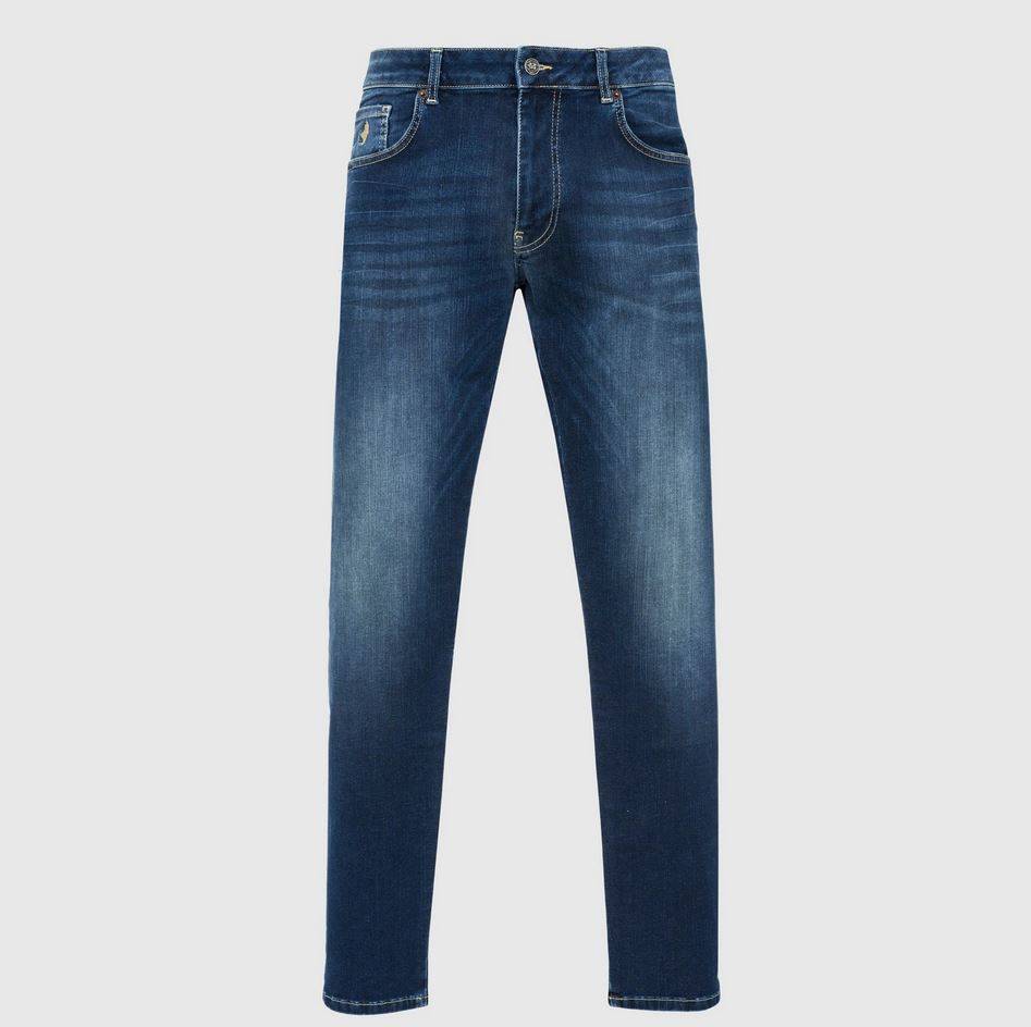 MCS Jeans mcs slim fit super stretch demim lavaggio medio Qualità Garantita
