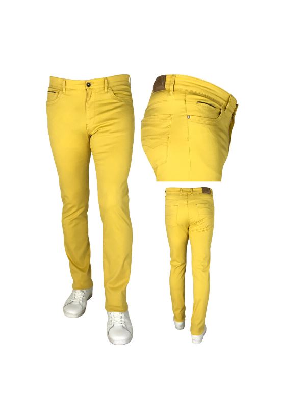 Sea Barrier Jeans cinque tasche beige in cotone stretch modern fit Negozi Online