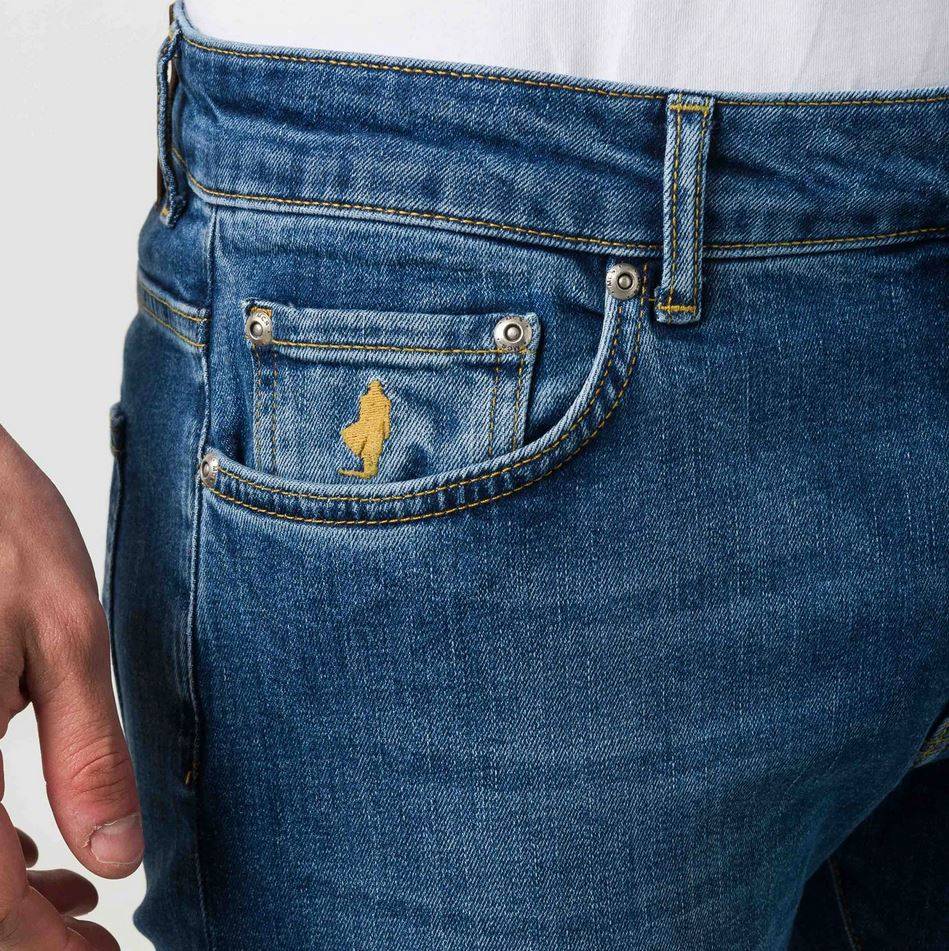 MCS Jeans mcs regular fit denim stretch lavaggio medio Consegna Veloce