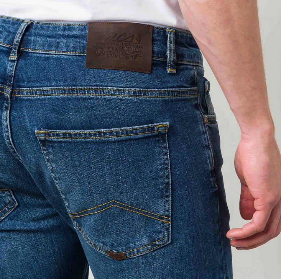 MCS Jeans mcs regular fit denim stretch lavaggio medio Consegna Veloce