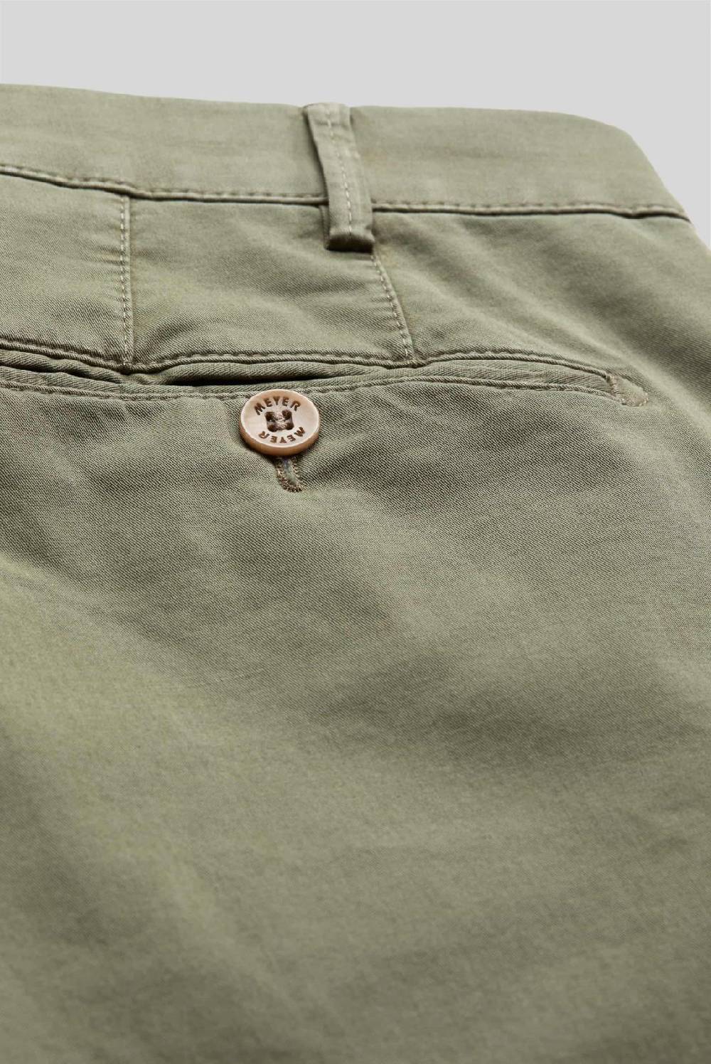 Meyer Pantalone verde oliva meyer cotone bio stretch modern fit Affare Del Giorno