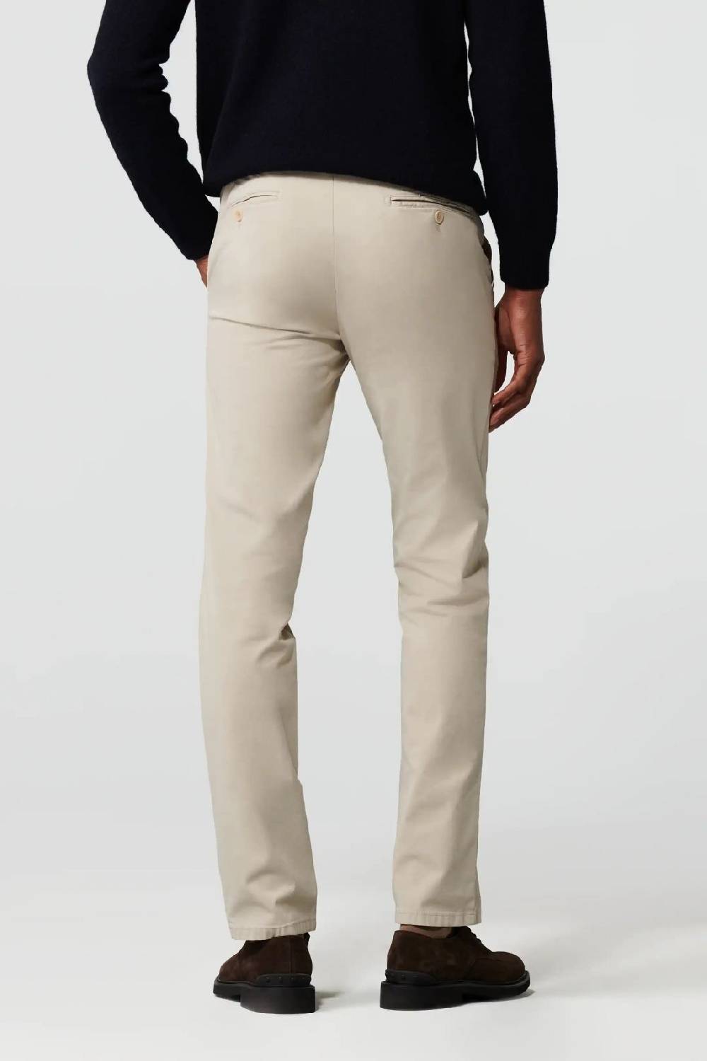 Meyer Pantalone beige meyer cotone bio stretch modern fit Novità