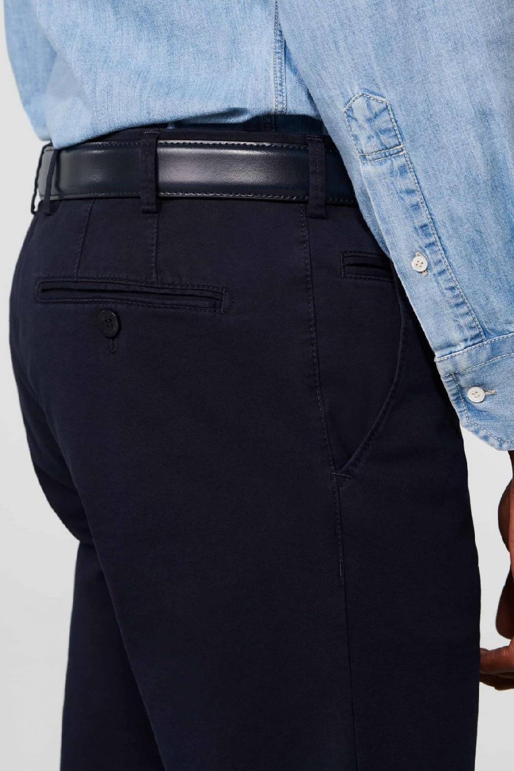 Meyer Pantalone blu meyer cotone bio stretch modern fit Presa