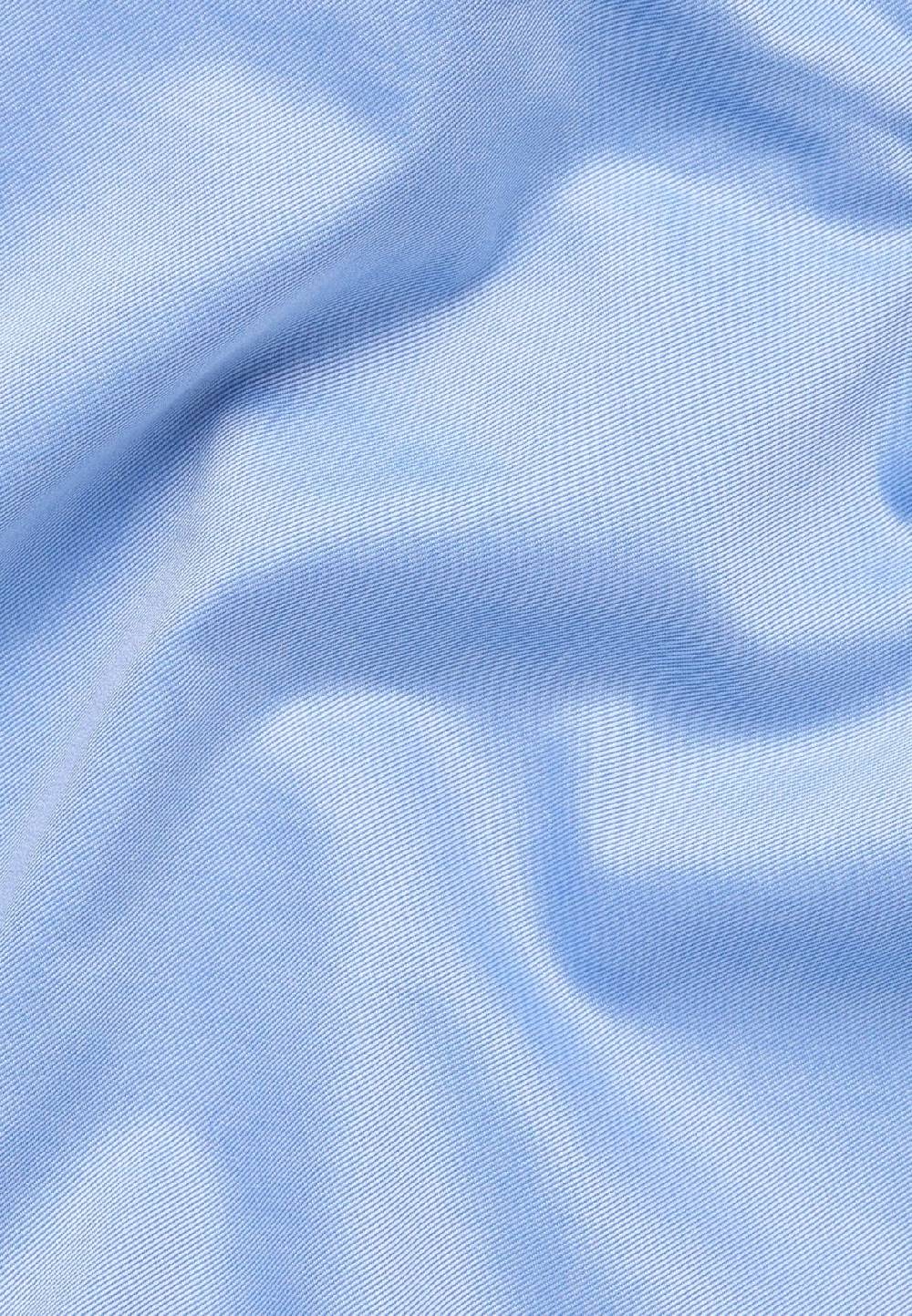 Eterna Camicia celeste eterna cotone twill ritorto modern fit interno in contrasto Hotsell