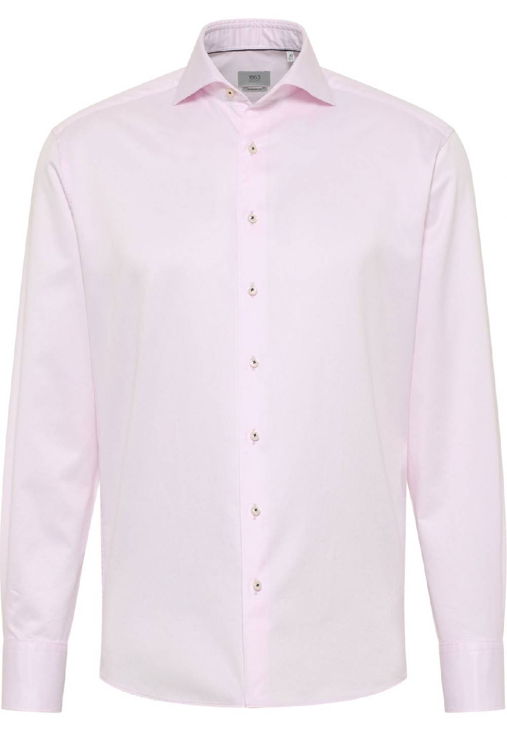 Eterna Camicia rosa eterna cotone twill ritorto modern fit Vendita Economica