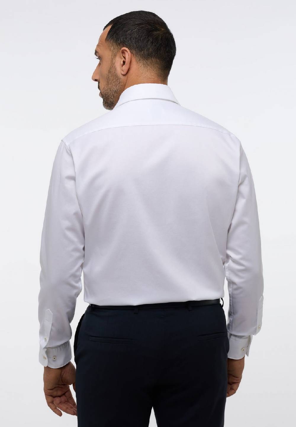 Eterna Camicia bianca eterna cotone twill ritorto modern fit Vendite Flash