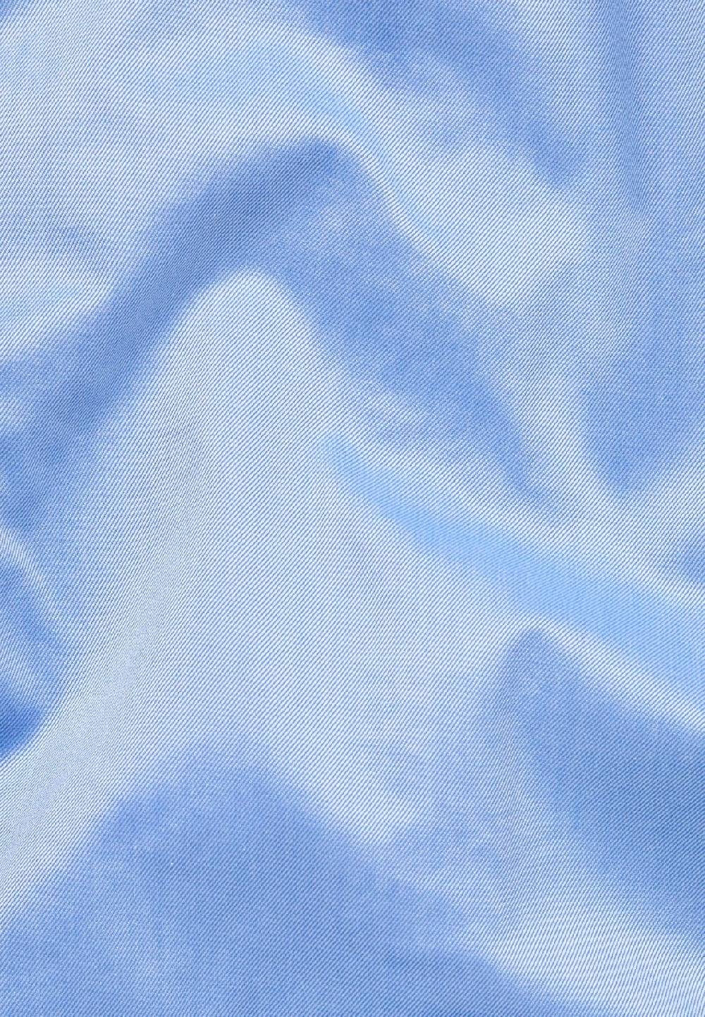 Eterna Camicia celeste eterna slim fit cotone twill interno in contrasto Negozio