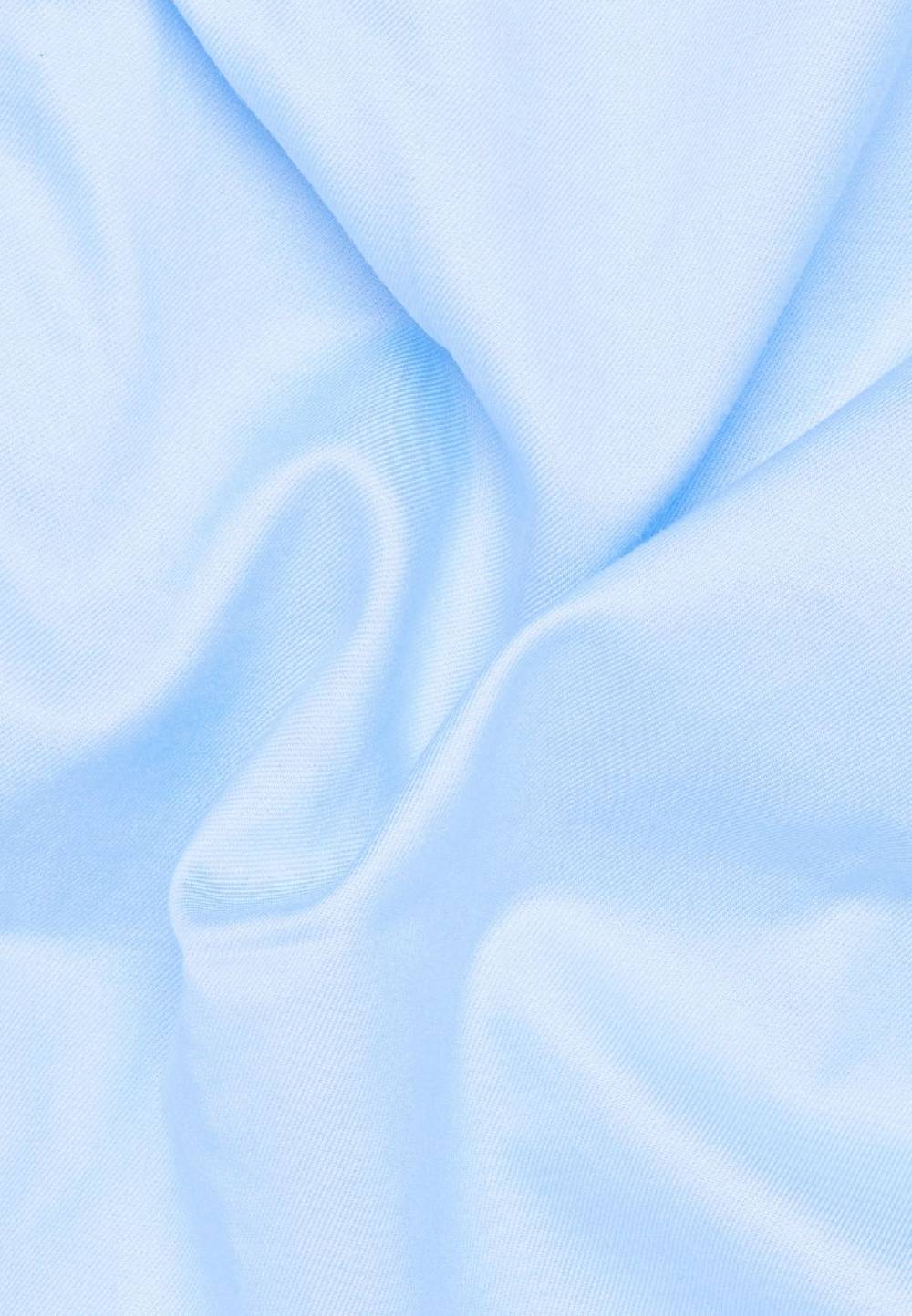 Eterna Camicia eterna slim fit celeste in cotone twill ritorto Spedizione gratuita