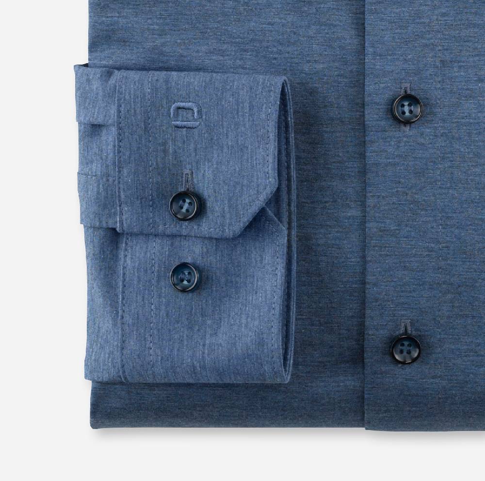 Olymp Camicia olymp azzurra in jersey super slim fit Comprare a buon mercato