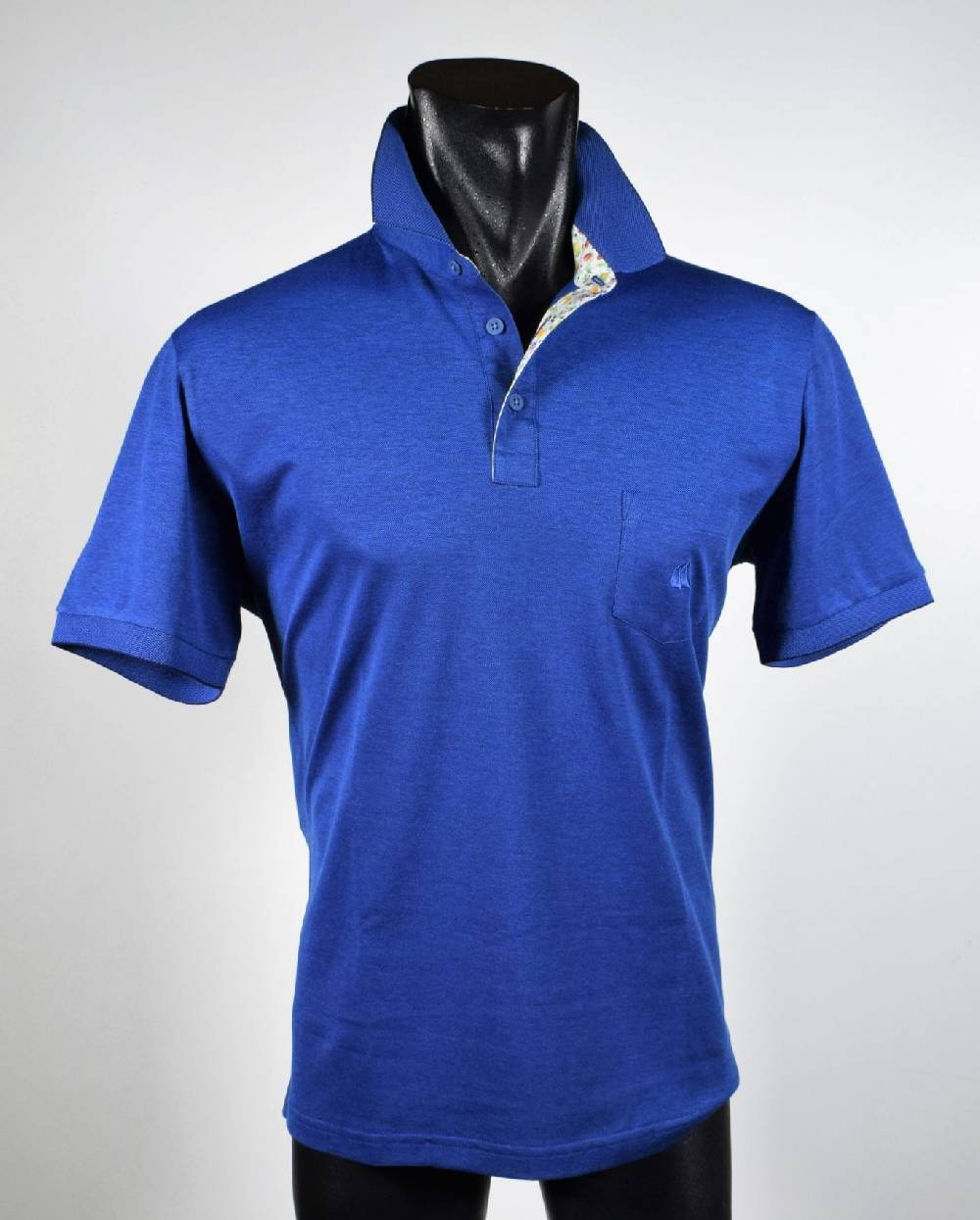Vela Blu Polo azzurra velablu in filo di scozia modern fit Cyber Monday