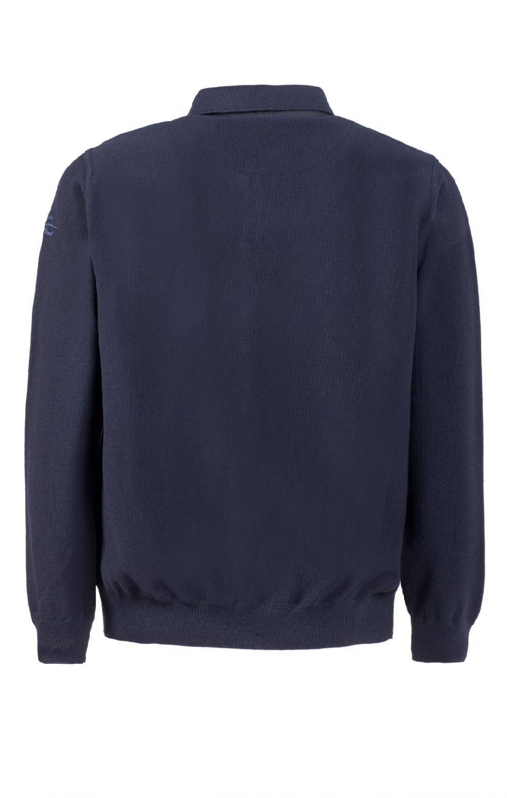 Green Coast Polo blu green coast modern fit filato nautico idrorepellente Offerta temporanea