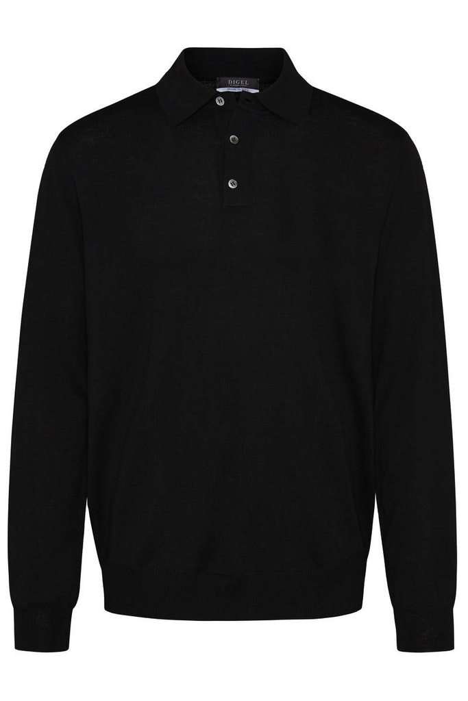 Digel Polo modern fit digel in pura lana pettinata Offerte esclusive
