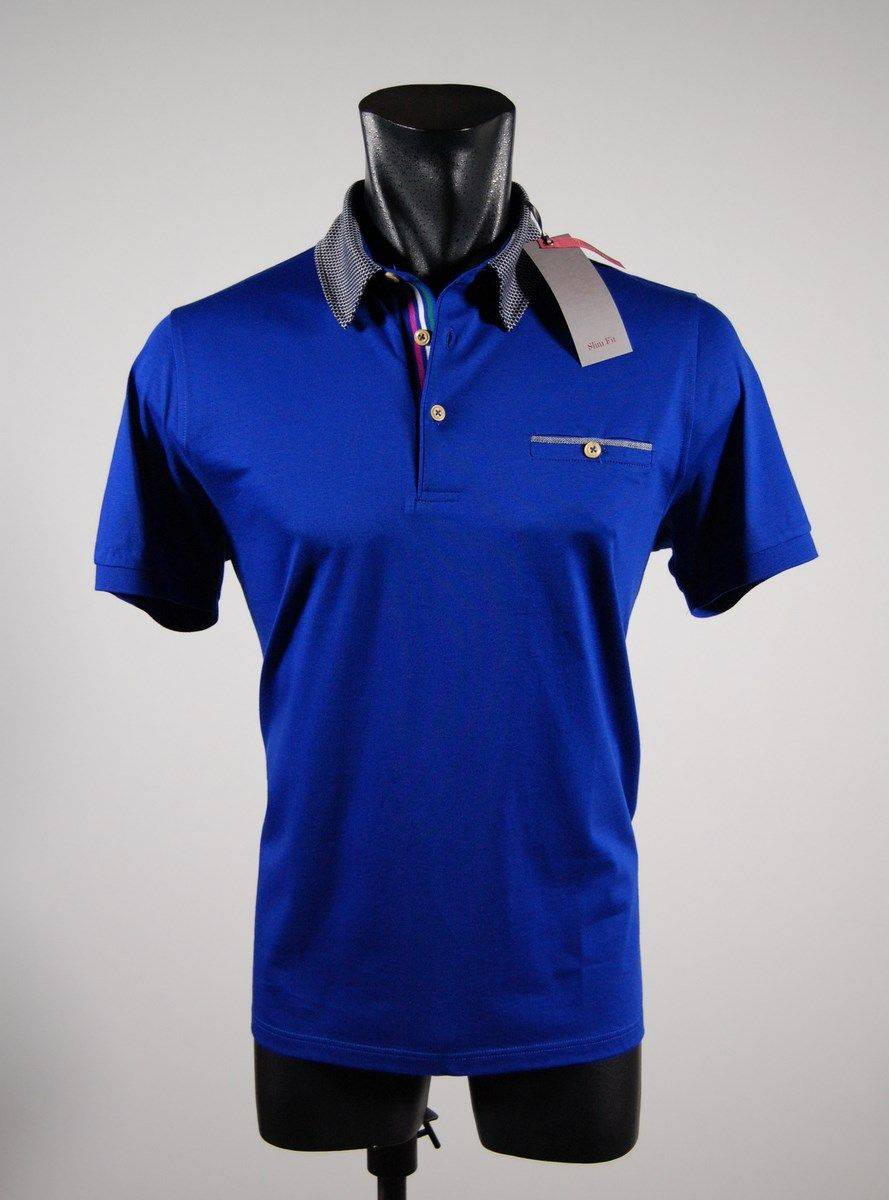 Bramante Polo maniche corte slim fit bramante con collo camicia Enormi risparmi