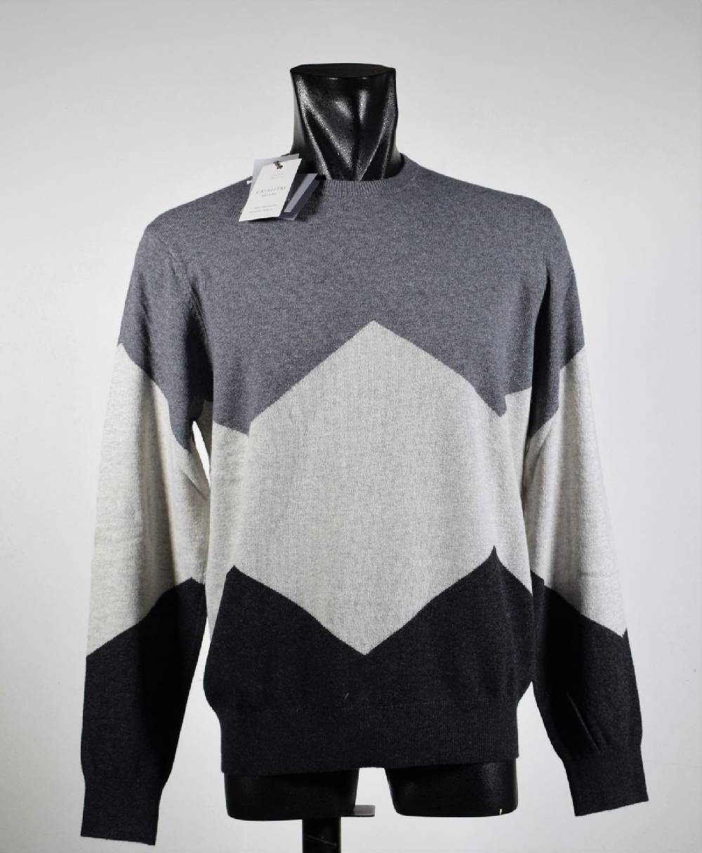 Cavalieri Milano Girocollo cavaileri milano in lana merinos e cashmere Rilascio limitato