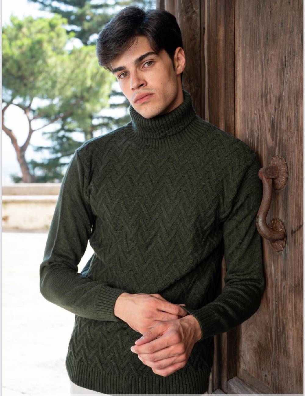 Manuel Garcia Dolcevita manuel garcia blu in misto lana Fino al 50% di sconto