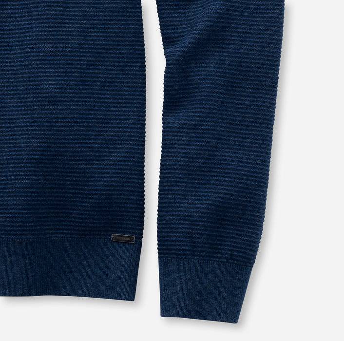 Olymp Maglione girocollo olymp blu marine in cotone bio modern fit Esporta salva