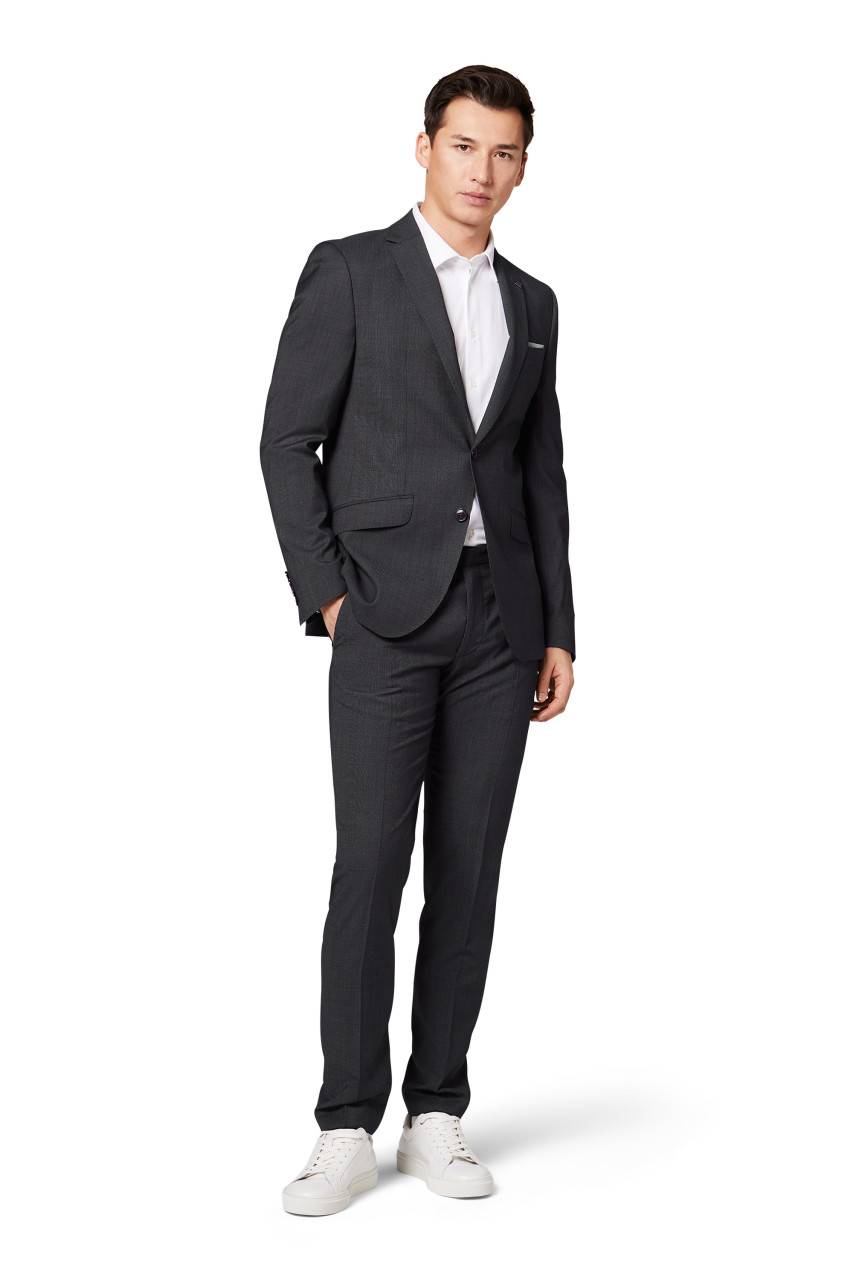 Digel Abito digel drop quattro corto slim fit in pura lana tollegno super 120's blu e grigio Soddisfazione Garantita
