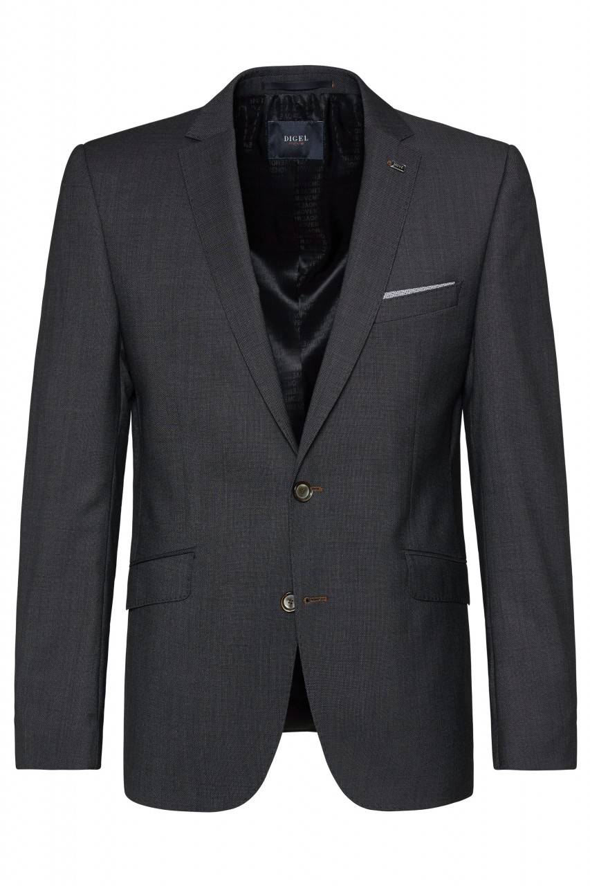 Digel Abito digel slim fit pura lana tollegno super 120's blu e grigio Qualità Garantita