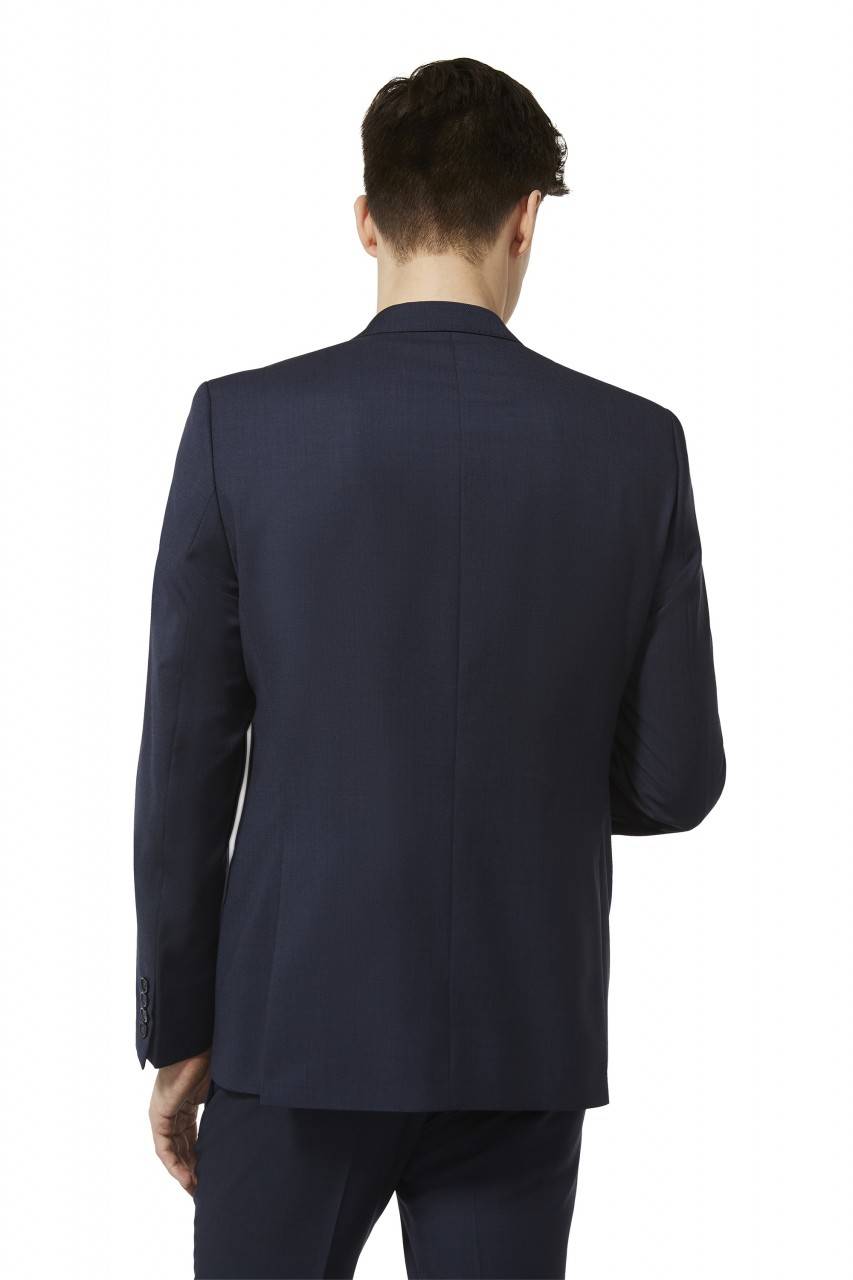 Digel Abito drop quattro corto slim fit digel pura lana tollegno super 120's blu e grigio Negozi Online