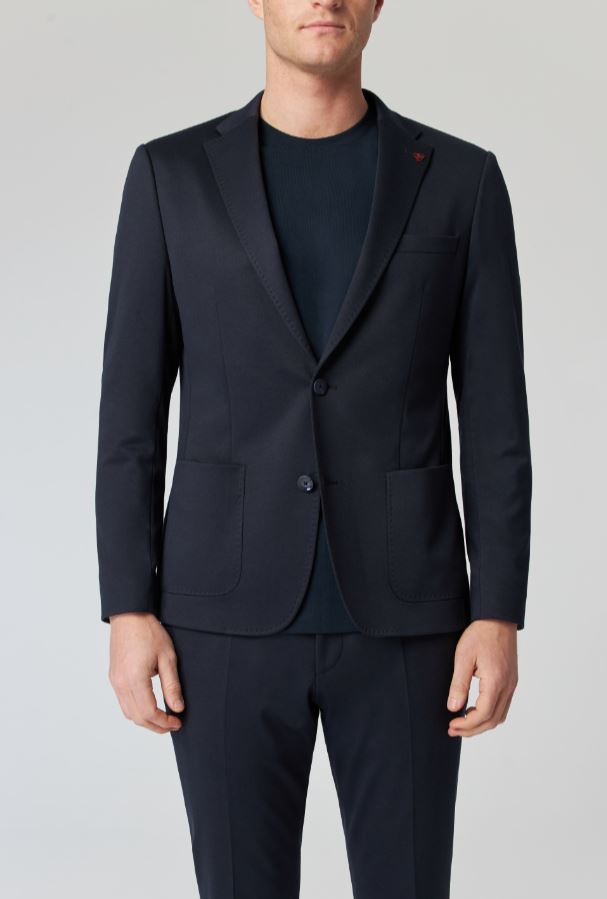 Roy Robson Abito blu roy robson slim fit in jersey stretch Convenienza