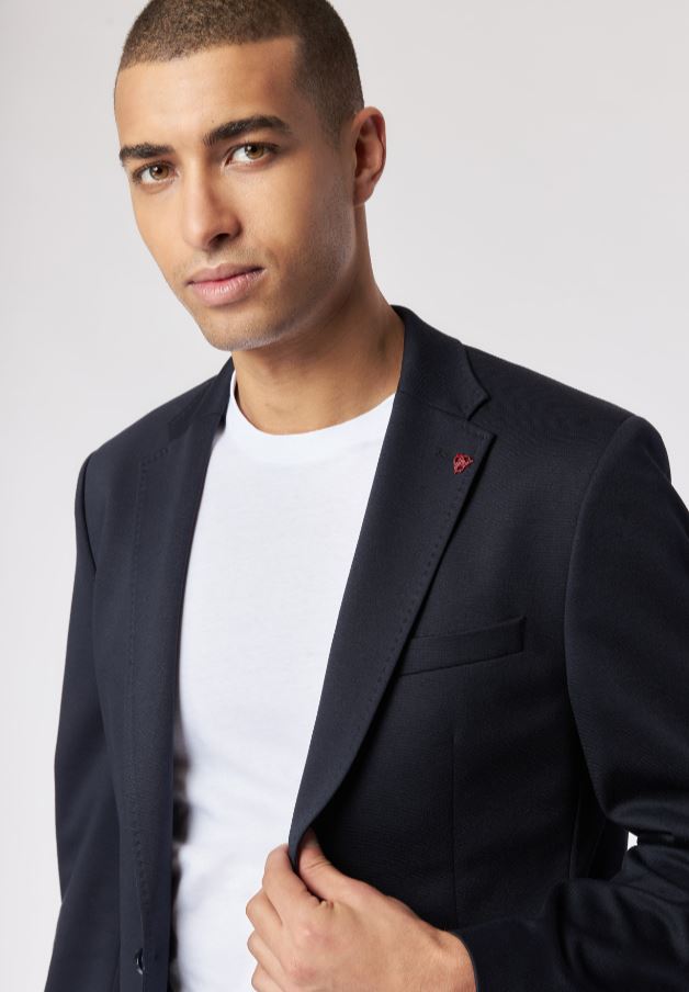 Roy Robson Abito blu roy robson slim fit in jersey stretch Convenienza