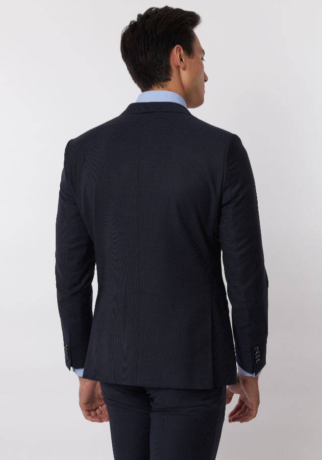 Roy Robson Abito roy robson blu micro disegno slim fit lana merlane idrorepellente Presa