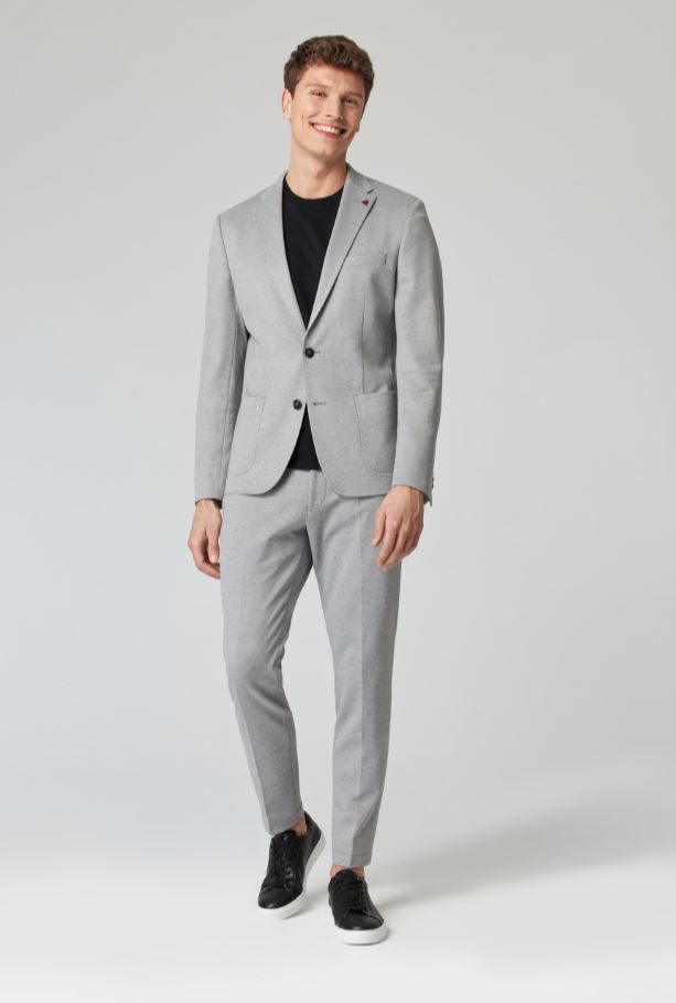 Roy Robson Abito grigio chiaro roy robson in jersey stretch Outlet