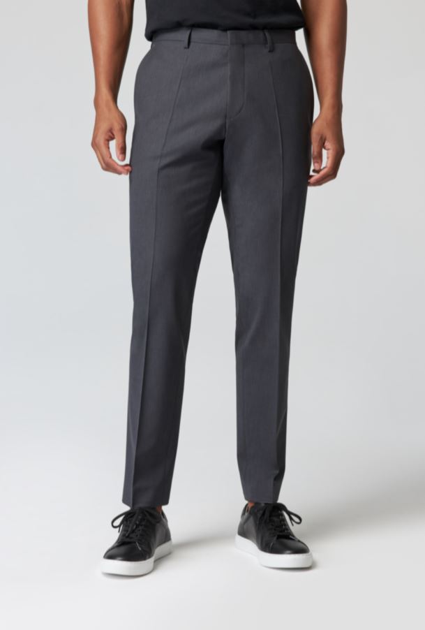 Roy Robson Abito grigio scuro roy robson extra slim fit in lana bi-stretch In Vendita