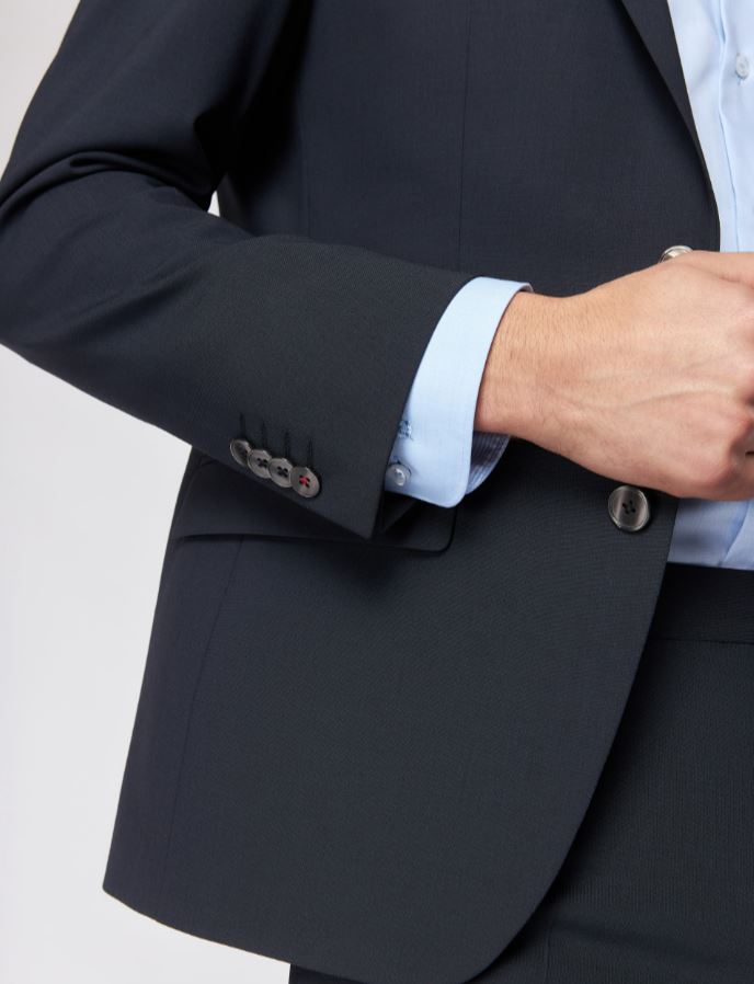 Roy Robson Abito blu slim fit roy robson lana stretch In Saldo