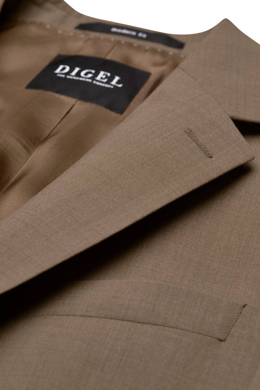 Digel Abito marrone digel lana stretch drop quattro comfort fit Spedizione gratuita